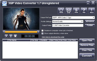 iWellsoft 3GP Video Converter screenshot